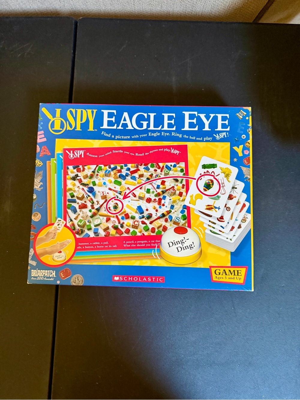Scholastic I SPY Eagle Eye Game - Blue & Yellow Box Art